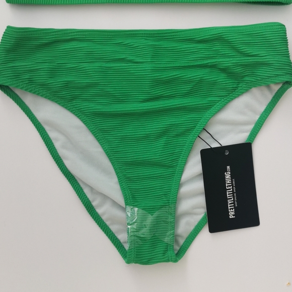 PLT Green Ribbed Bikini - Picture 2 of 3